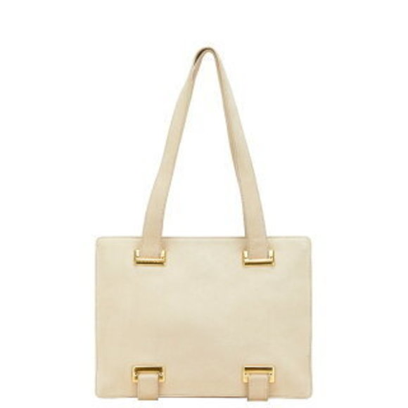 Celine handbag tote bag beige leather - Picture 1 of 8